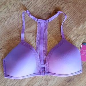 NWT purple wireless bra